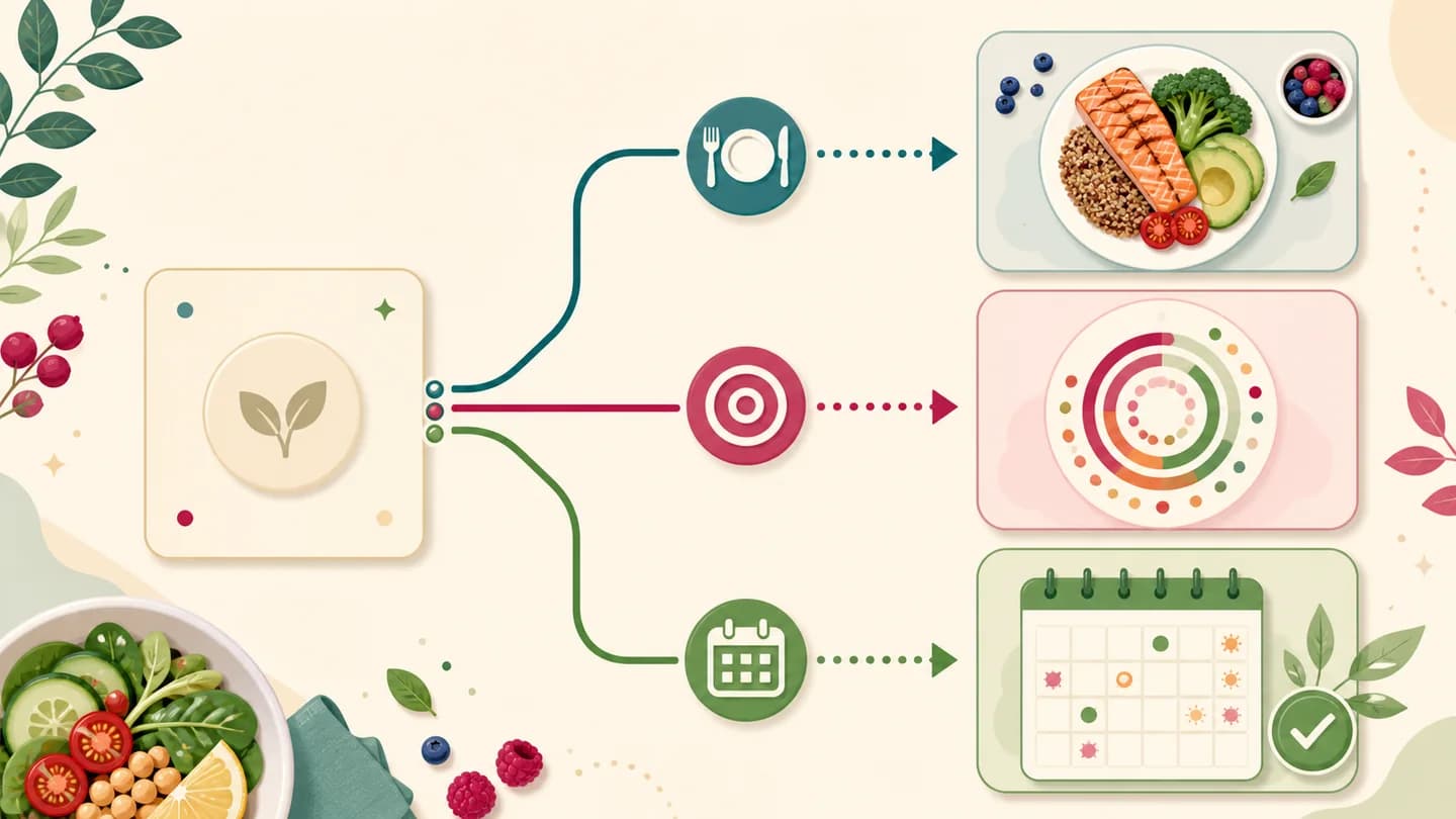 An illustrated decision path connects a tracking need with an appropriate app category